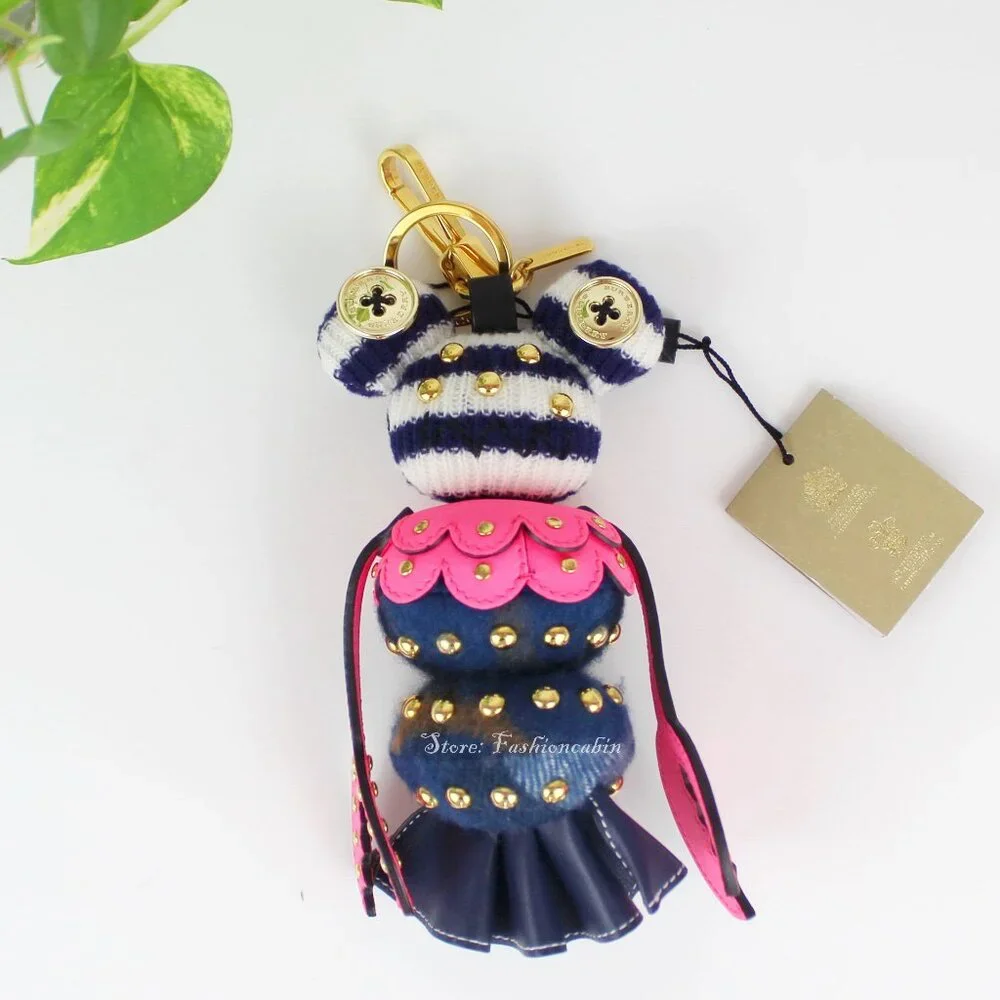 NWT Burberry Lobster Studded Key / Bag Charm